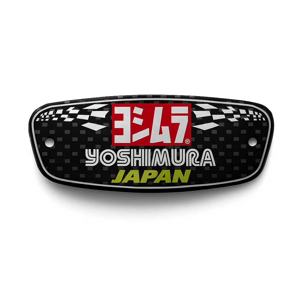 Autocollant Aluminium YOSHIMURA JAPAN (10 x 4cm) Haute Température Stickers Echappement Moto – Image 2